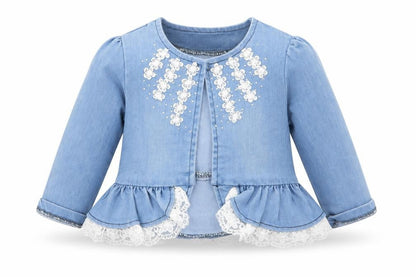 Preworn Girls Blue   Jacket  Size 2 Years