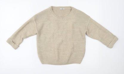 TU Womens Beige   Pullover Jumper Size 10