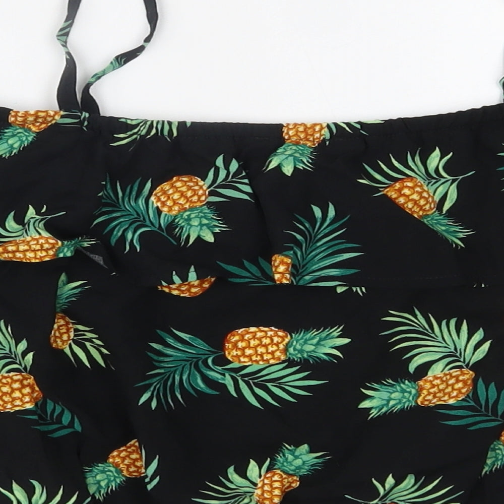 New Look Girls Black   Cropped Blouse Size 12 Years