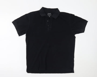 Easy Mens Blue    Polo Size M