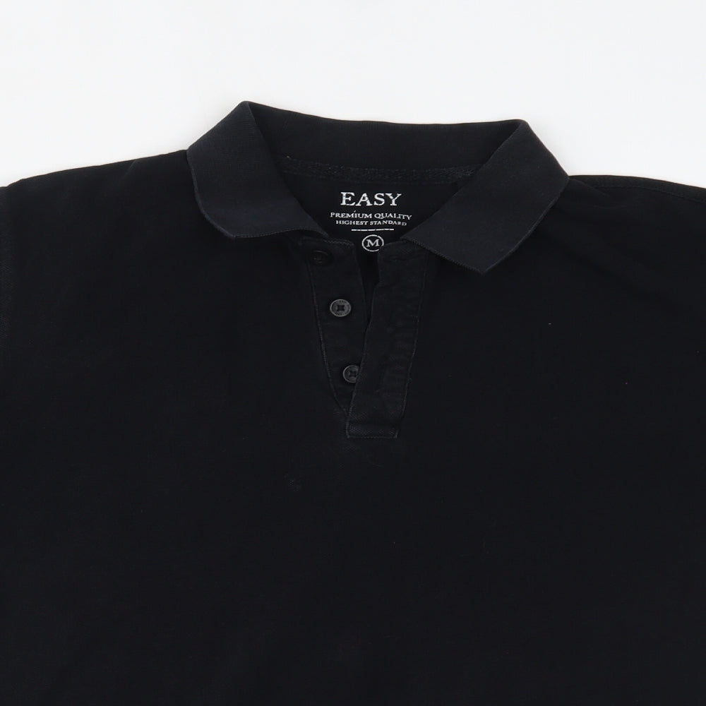 Easy Mens Blue    Polo Size M