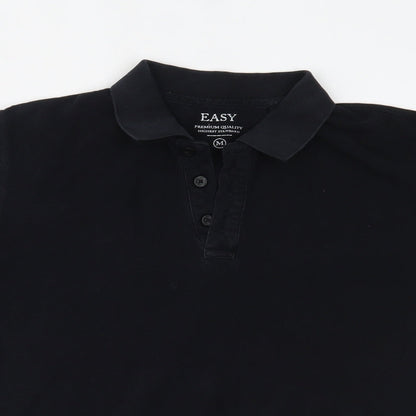 Easy Mens Blue    Polo Size M