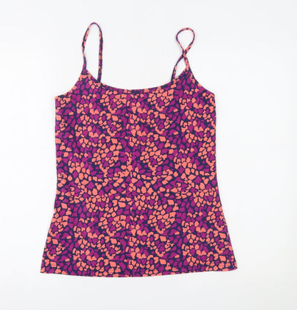 Papaya Womens Multicoloured Animal Print  Camisole Tank Size 14