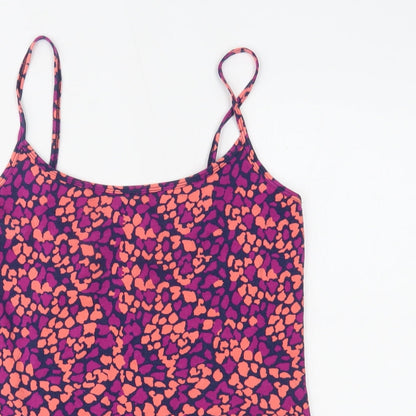 Papaya Womens Multicoloured Animal Print  Camisole Tank Size 14