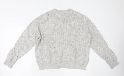 Primark Womens Grey   Pullover Jumper Size S
