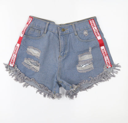 Womens UK Size M Preworn Regular Fit Cut-Off Shorts