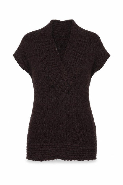 Womens UK Size One Size AX Paris Brown Pullover Jumper