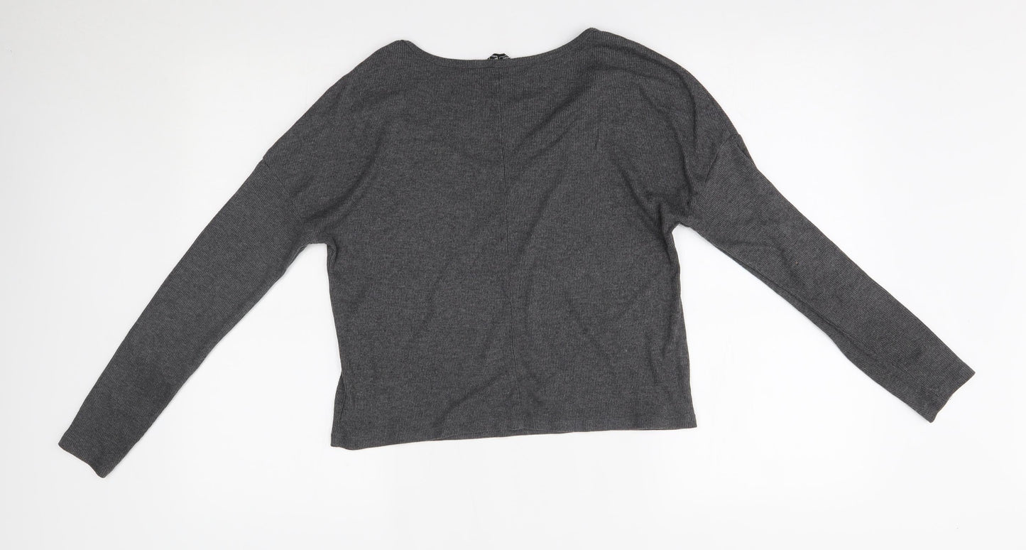 F&F Womens Grey   Pullover Jumper One Size