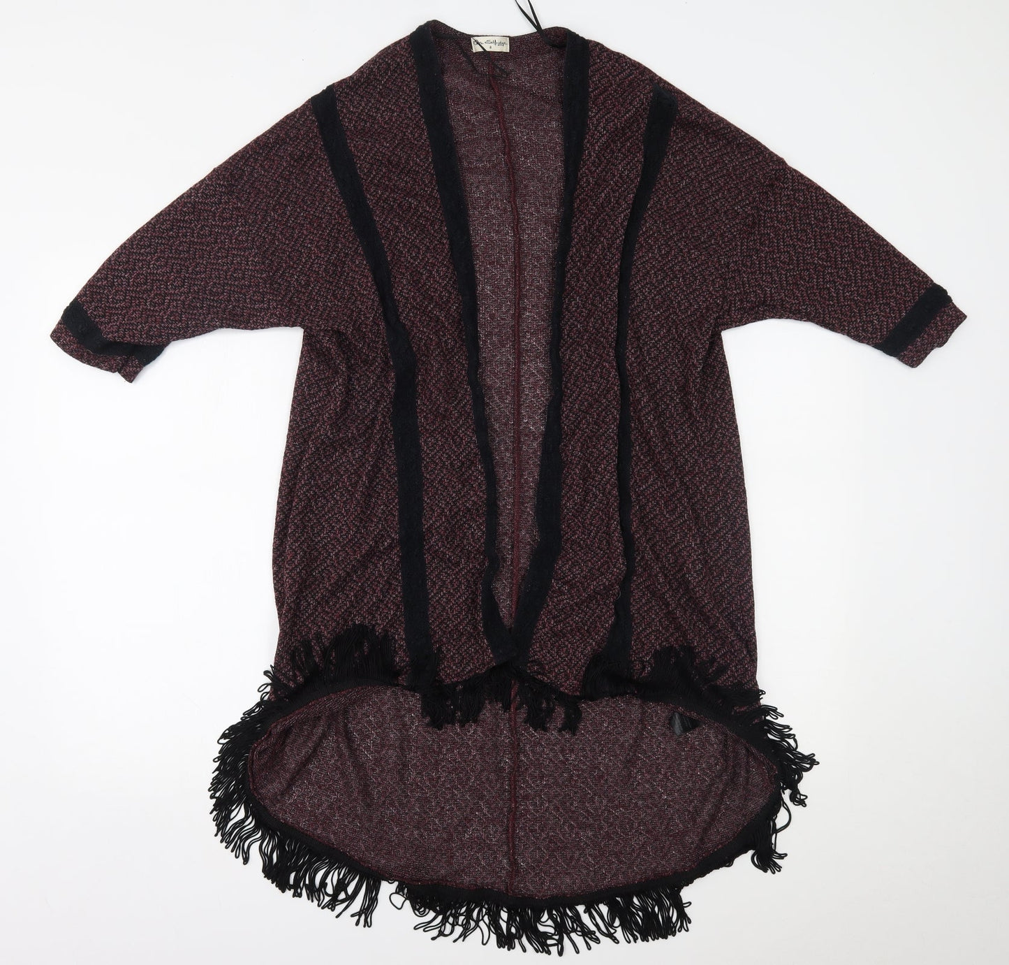 Womens UK Size 8 Miss Selfridge Red Cardigan Jumper