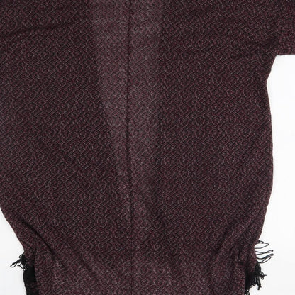 Womens UK Size 8 Miss Selfridge Red Cardigan Jumper