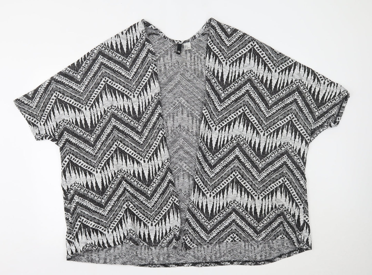 Womens UK Size XS H&M Grey Cardigan Jumper