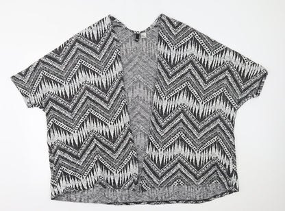 Womens UK Size XS H&M Grey Cardigan Jumper