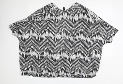 Womens UK Size XS H&M Grey Cardigan Jumper