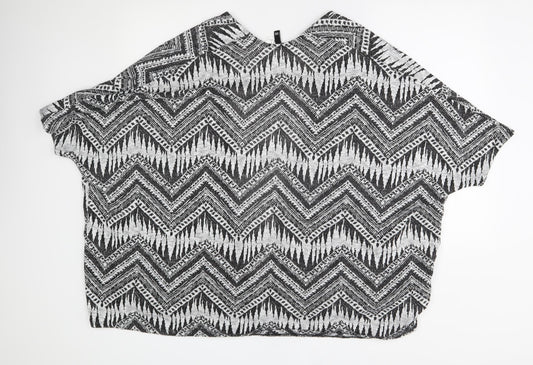 Womens UK Size XS H&M Grey Cardigan Jumper