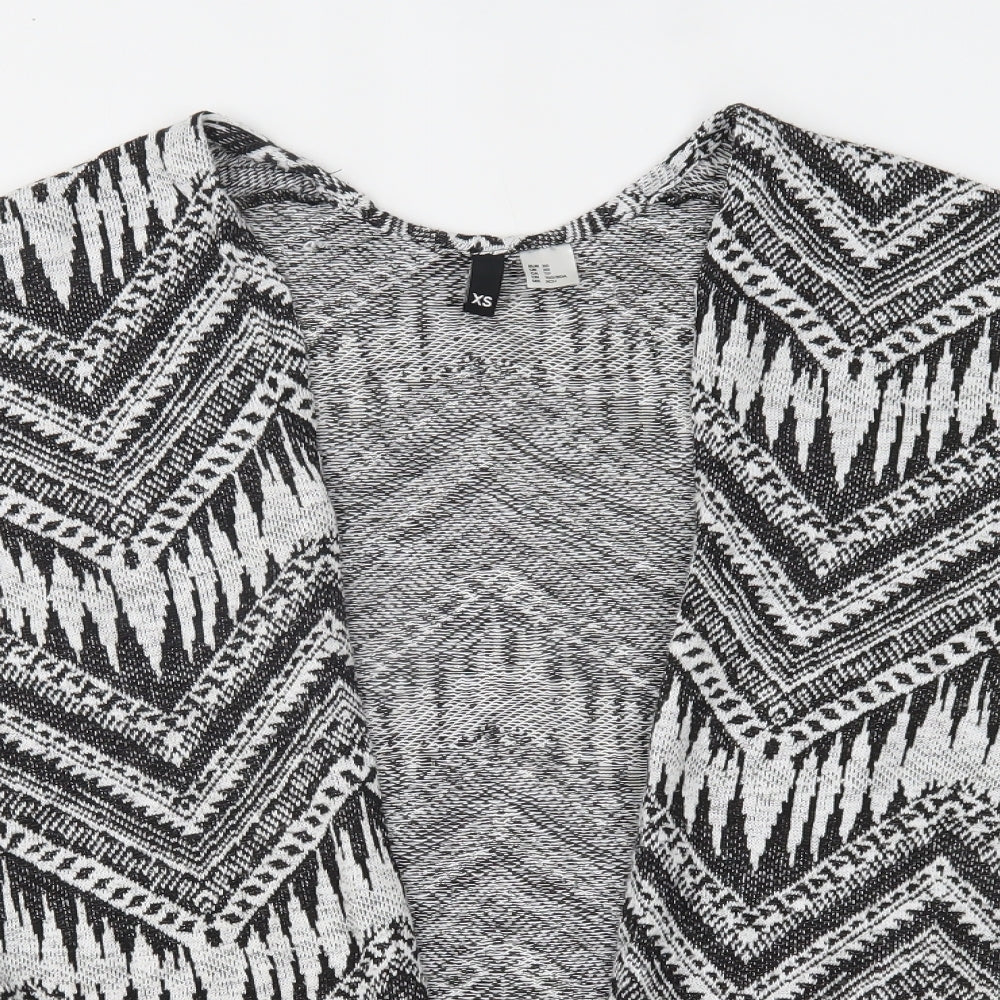 Womens UK Size XS H&M Grey Cardigan Jumper