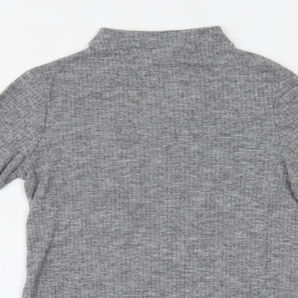 Womens UK Size 8 River Island Grey Pullover Jumper