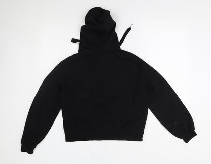 H&M Womens Black   Pullover Hoodie Size S
