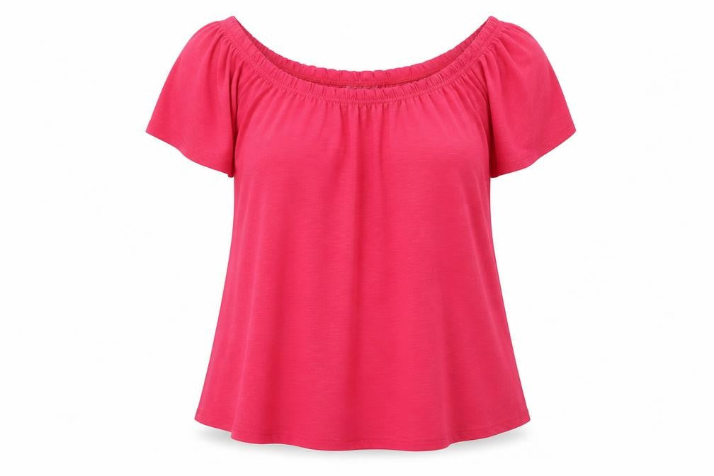 Womens UK Size 16 George Pink Basic Blouse