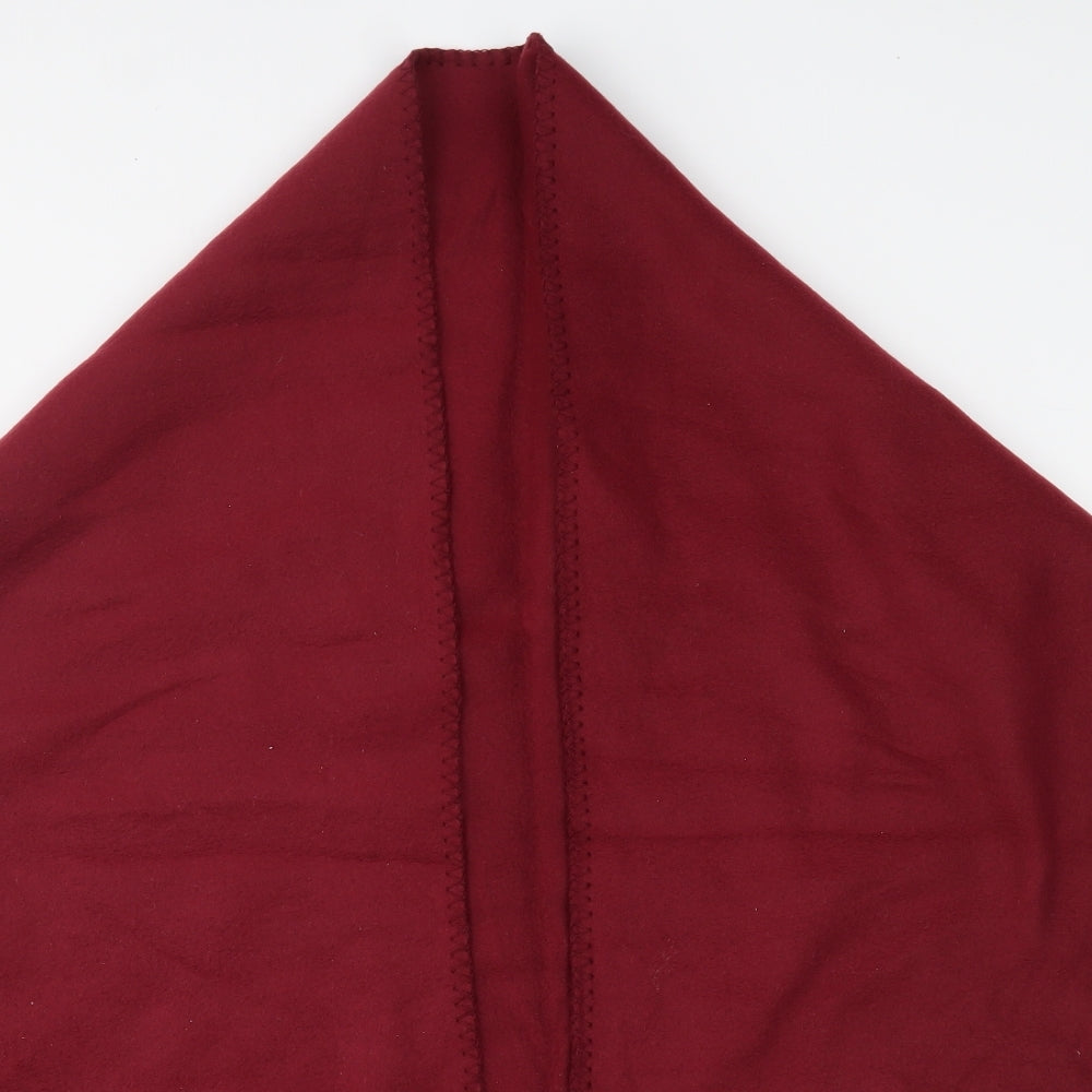 Womens UK Size One Size Preworn Red Cape Jumper
