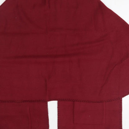 Womens UK Size One Size Preworn Red Cape Jumper