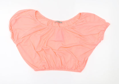 Womens UK Size 14 Atmosphere Pink Basic Blouse