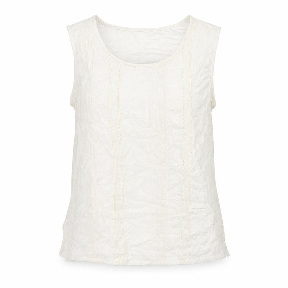 Womens UK Size One Size Preworn White Basic Blouse