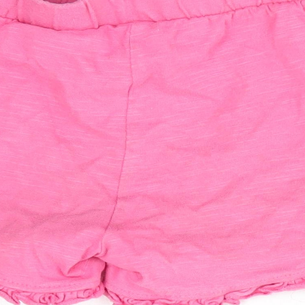 Florence and Fred Girls Pink   Paperbag Shorts Size 4-5 Years