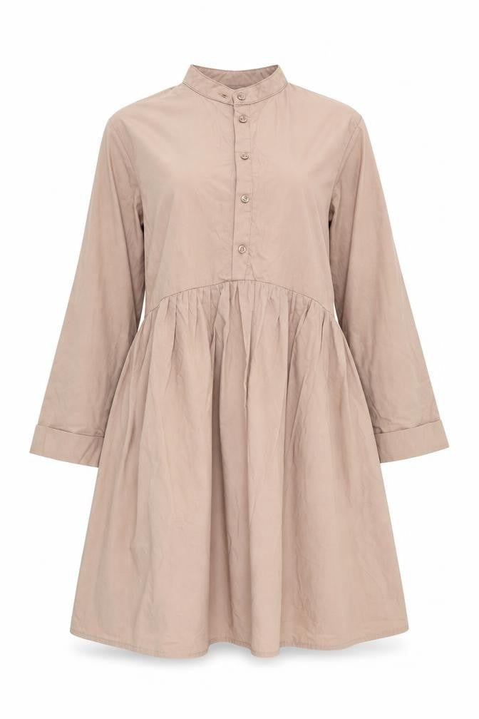 Primark Womens Brown   A-Line  Size 4  - Mandarin Collar