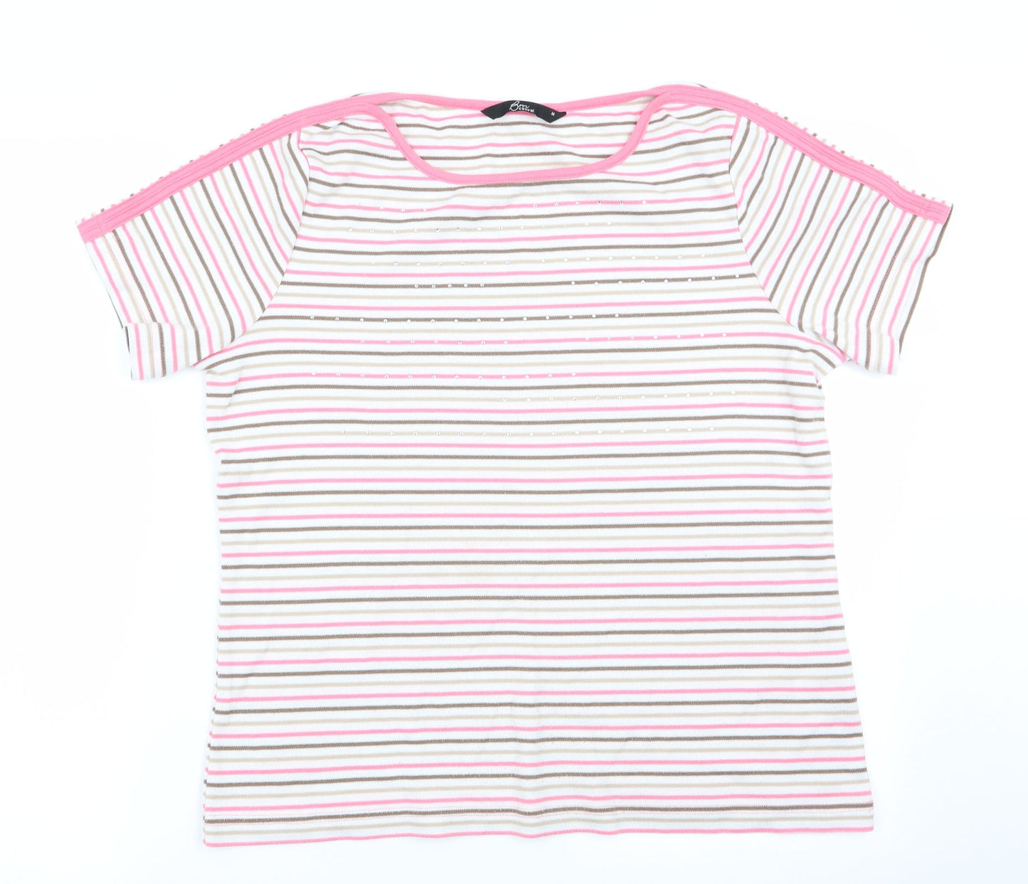 Womens UK Size M BM Casual Pink Tunic T-Shirt