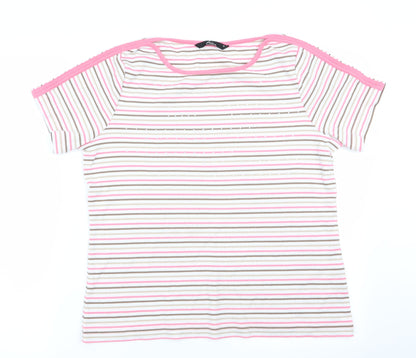 Womens UK Size M BM Casual Pink Tunic T-Shirt