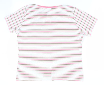 Womens UK Size M BM Casual Pink Tunic T-Shirt