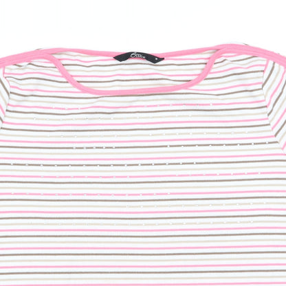 Womens UK Size M BM Casual Pink Tunic T-Shirt