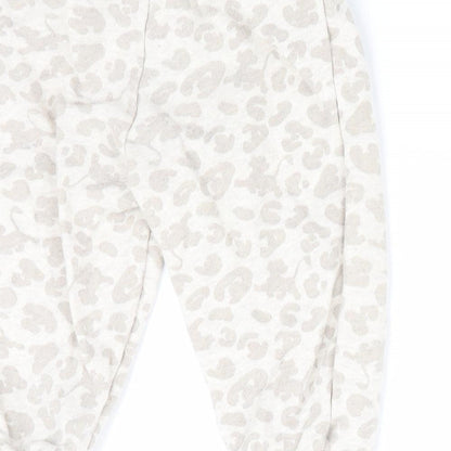 Lion King at George Baby Ivory Animal Print  Jogger Trousers Size 12-18 Months