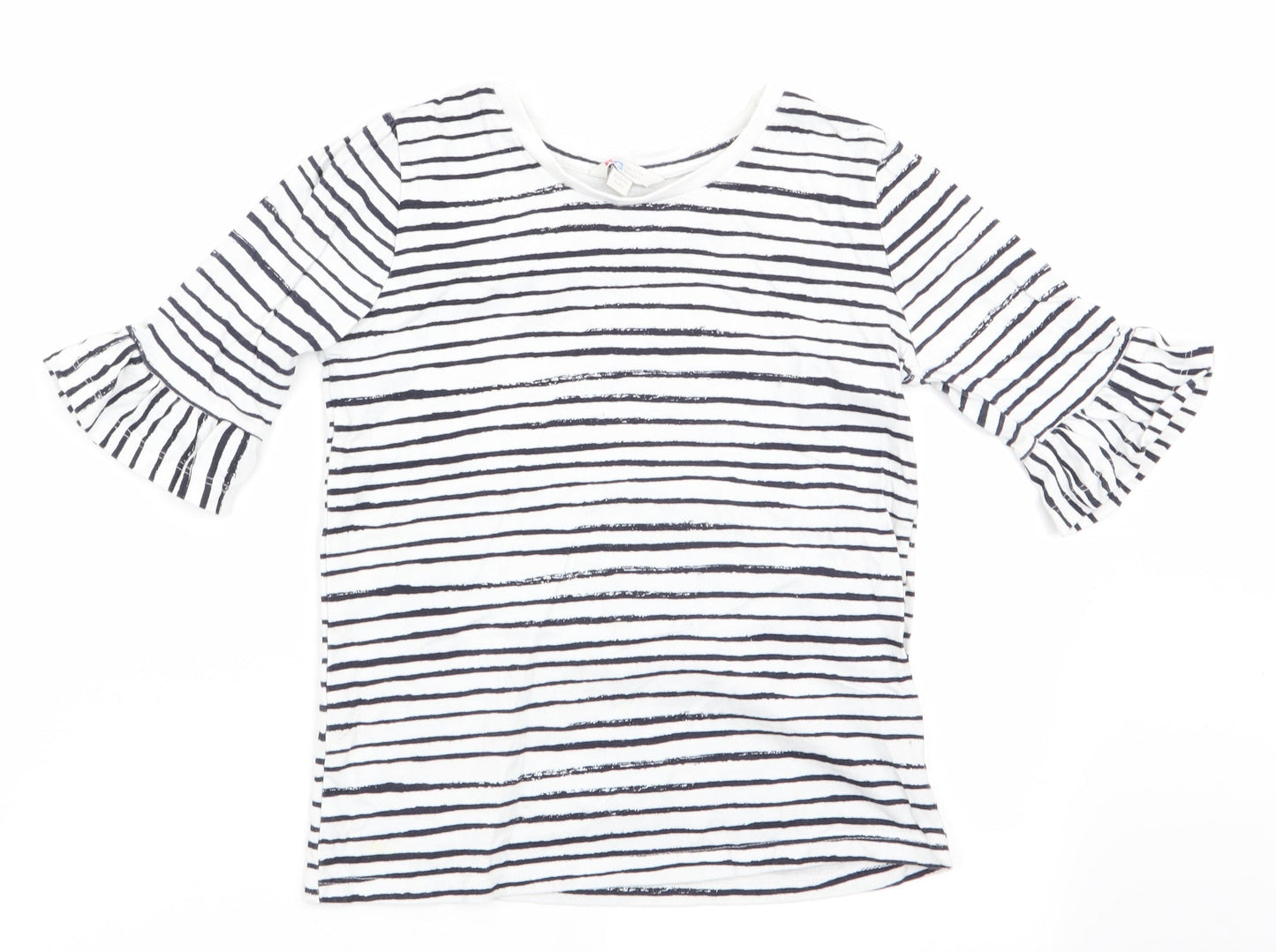 The Kids Division Girls Blue Striped  Tunic T-Shirt Size 7-8 Years