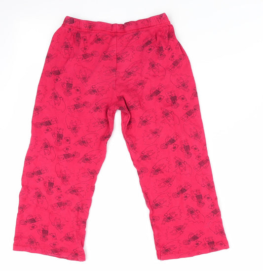 Lego Batman Boys Red Solid   Pyjama Pants Size 5-6 Years  - Batman