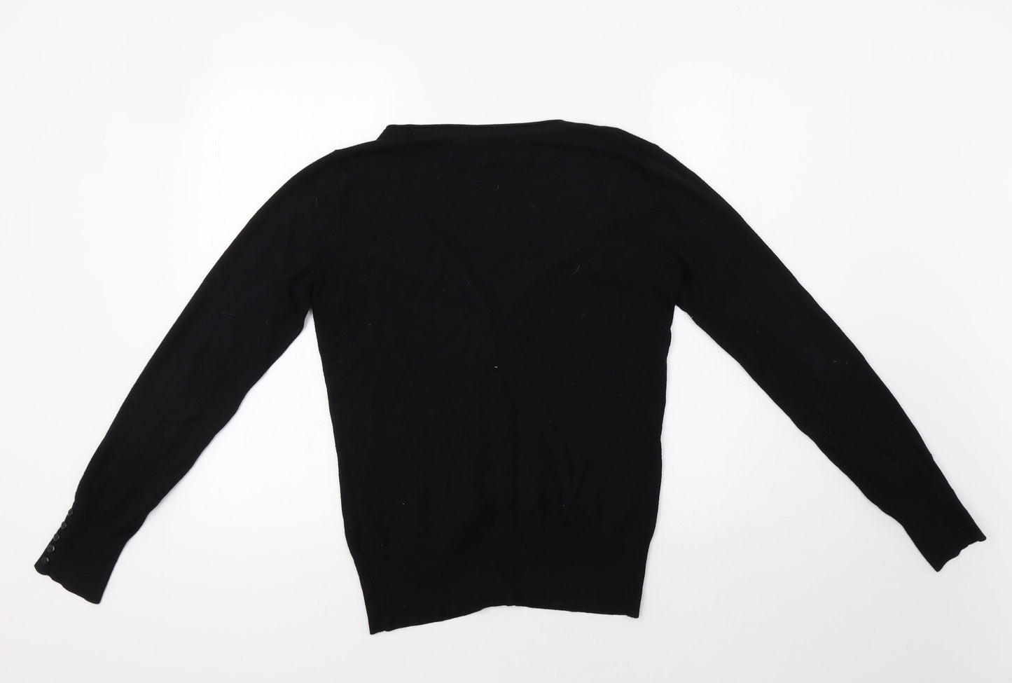 Womens UK Size 12 M&Co Black Cardigan Jumper