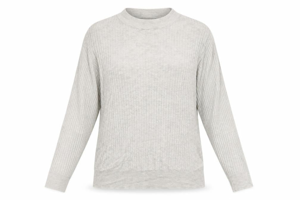 Womens UK Size L Monki Grey Pullover Jumper