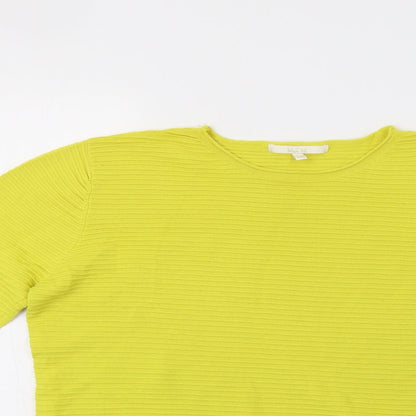 Vida Vi Womens Yellow   Pullover Jumper Size L