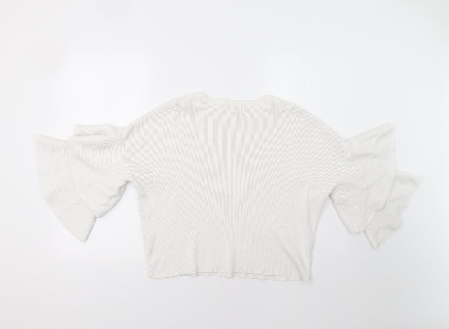 Womens UK Size 10 River Island White Pullover Jumper