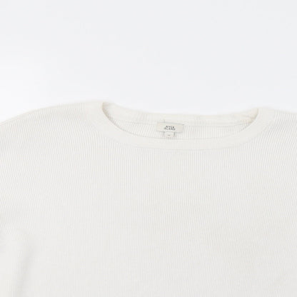 Womens UK Size 10 River Island White Pullover Jumper