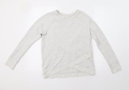 Souluxe Womens Grey   Pullover Sweatshirt Size S