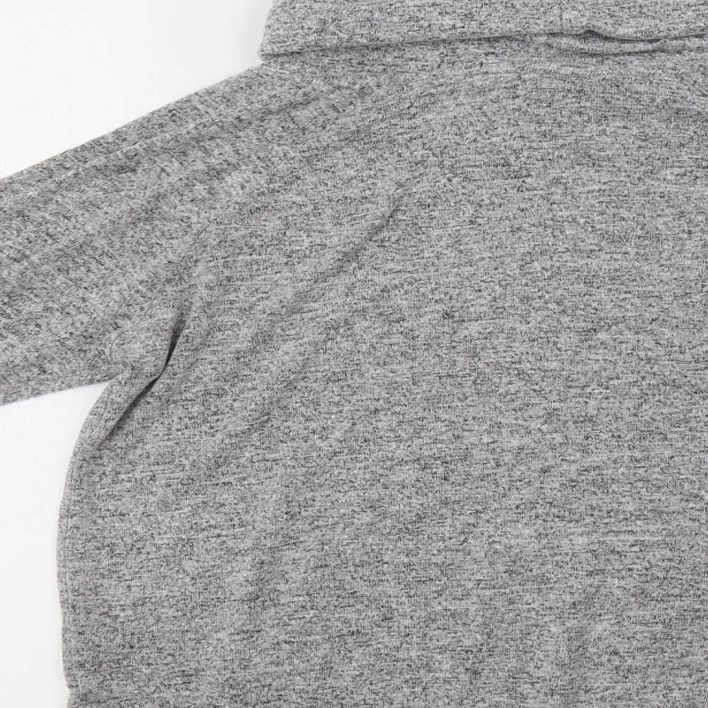 Brand and care label for Primark women’s grey pullover hoodie, size UK 10