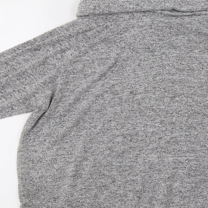 Brand and care label for Primark women’s grey pullover hoodie, size UK 10