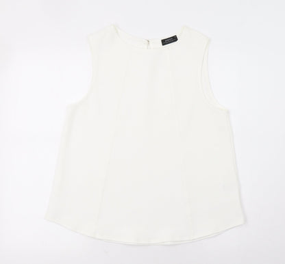 Papaya Womens White   Basic Tank Size 12