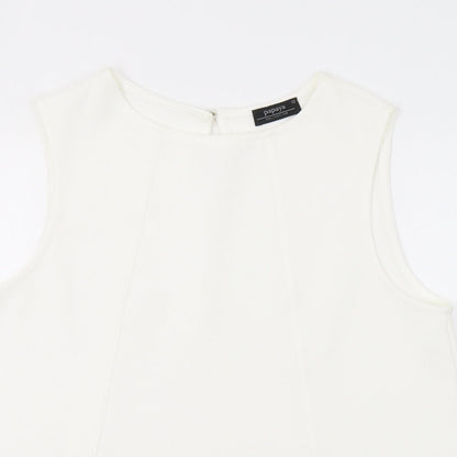 Papaya Womens White   Basic Tank Size 12