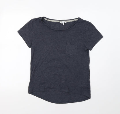 NEXT Womens Grey   Basic T-Shirt Size XS  - Pocket