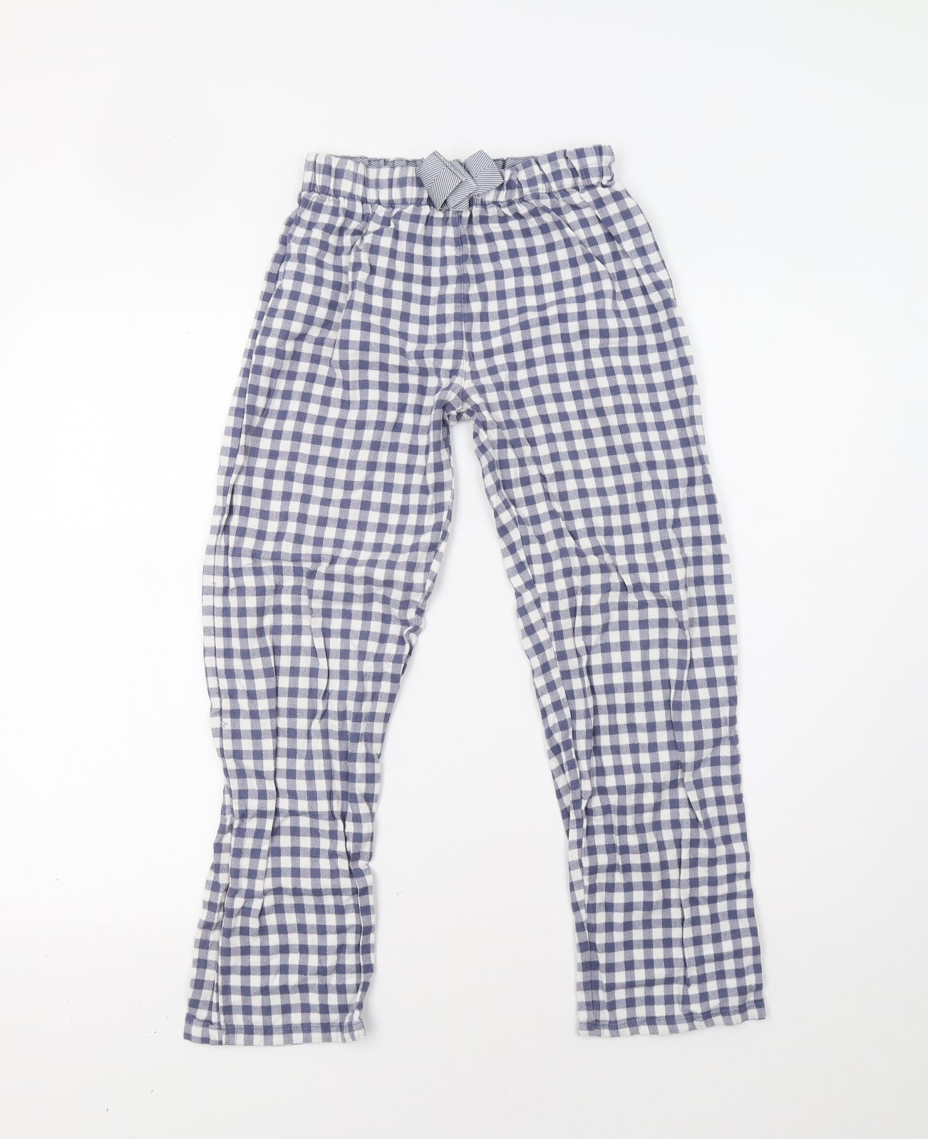 NEXT Girls Blue Check   Pyjama Pants Size 11 Years