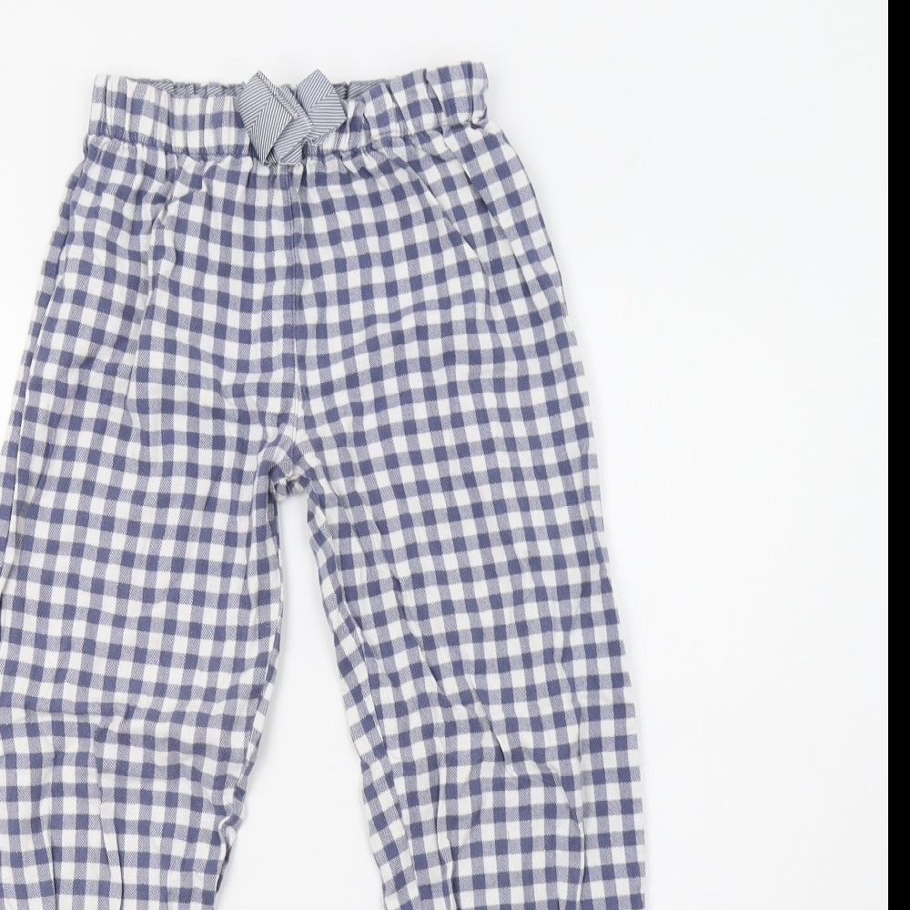 NEXT Girls Blue Check   Pyjama Pants Size 11 Years