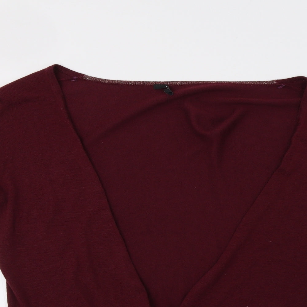 George Womens Purple   Cardigan Jumper Size 12