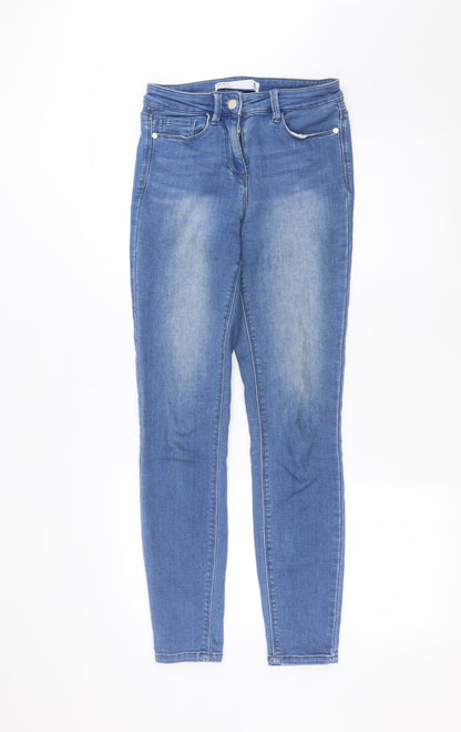 NEXT Womens Blue   Skinny Jeans Size 8 L27 in